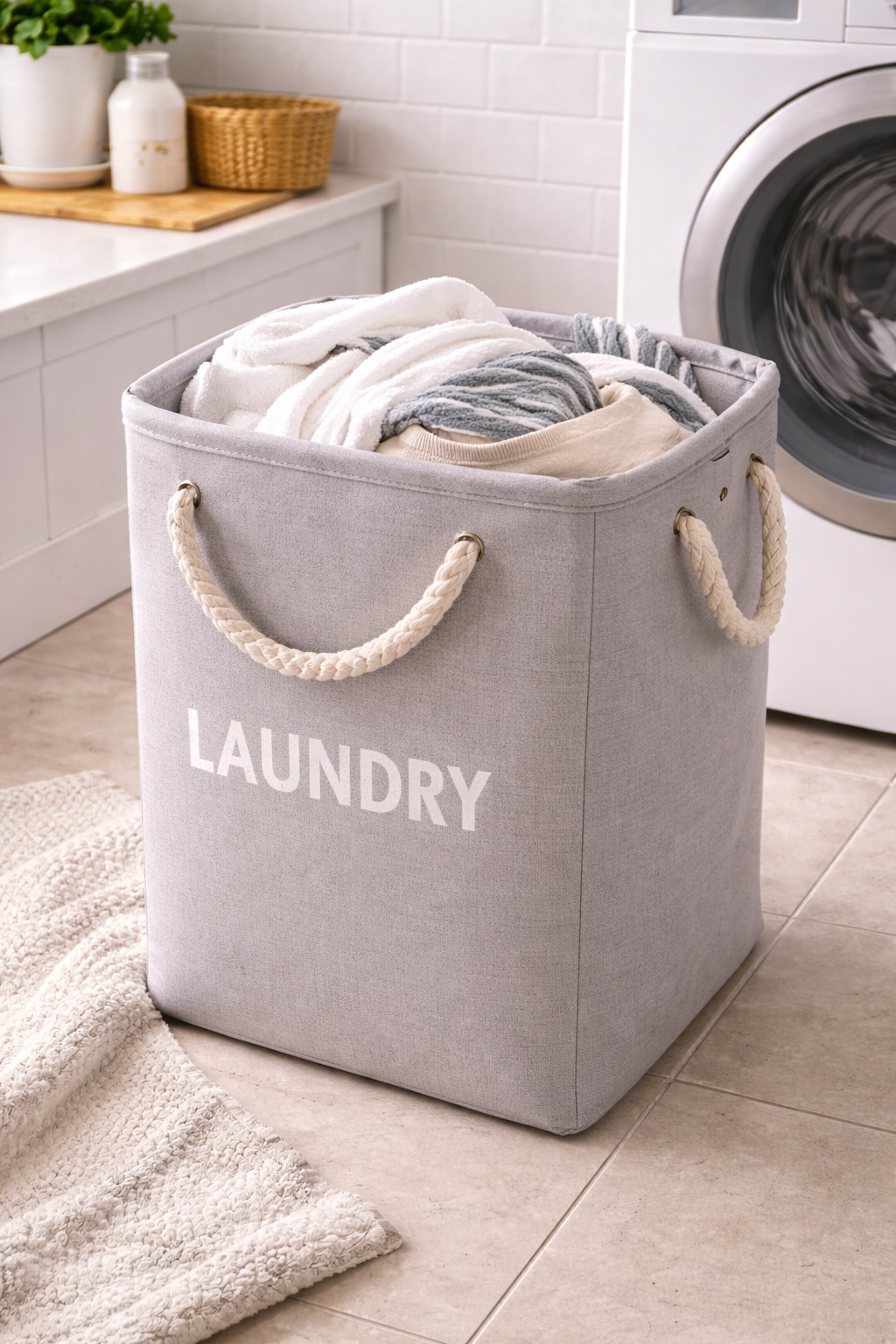 Collapsible Laundry Storage Basket